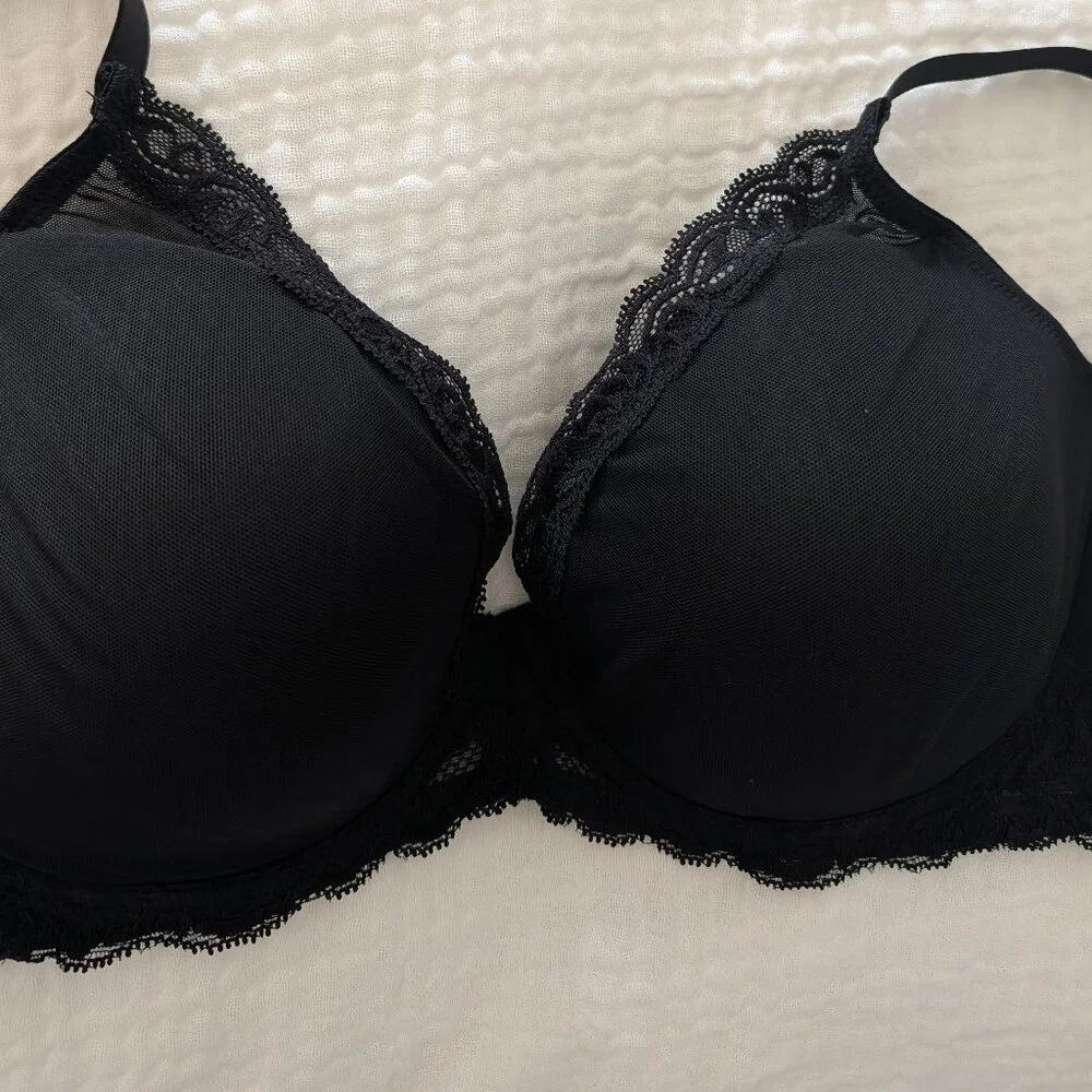 NWT Natori Women Feathers Lace Plunge T-Shirt Bra, 34G - Picture 5 of 6